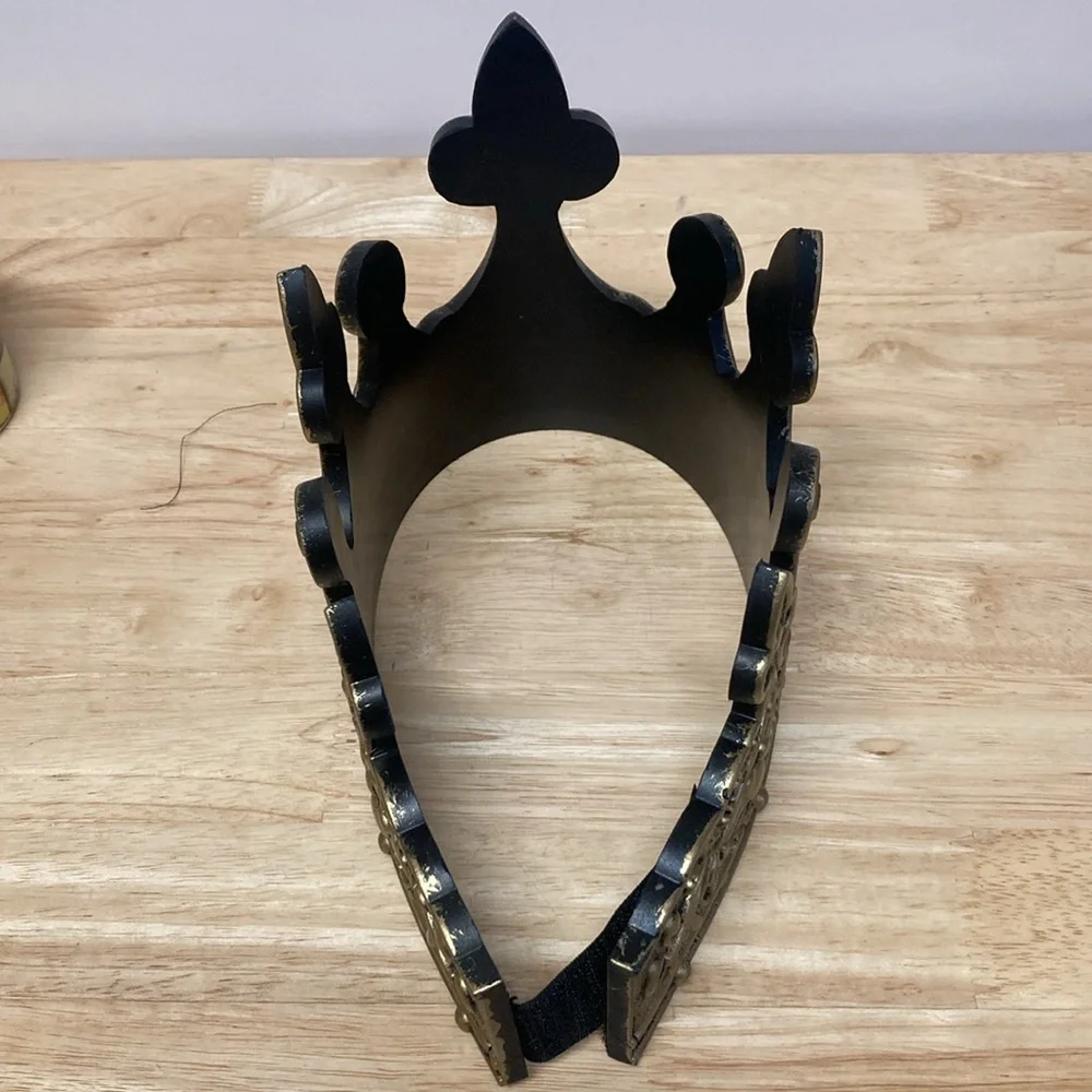 Disney Crown for King Royalty Flexible Adjustable Wrap-around Plastic Foam